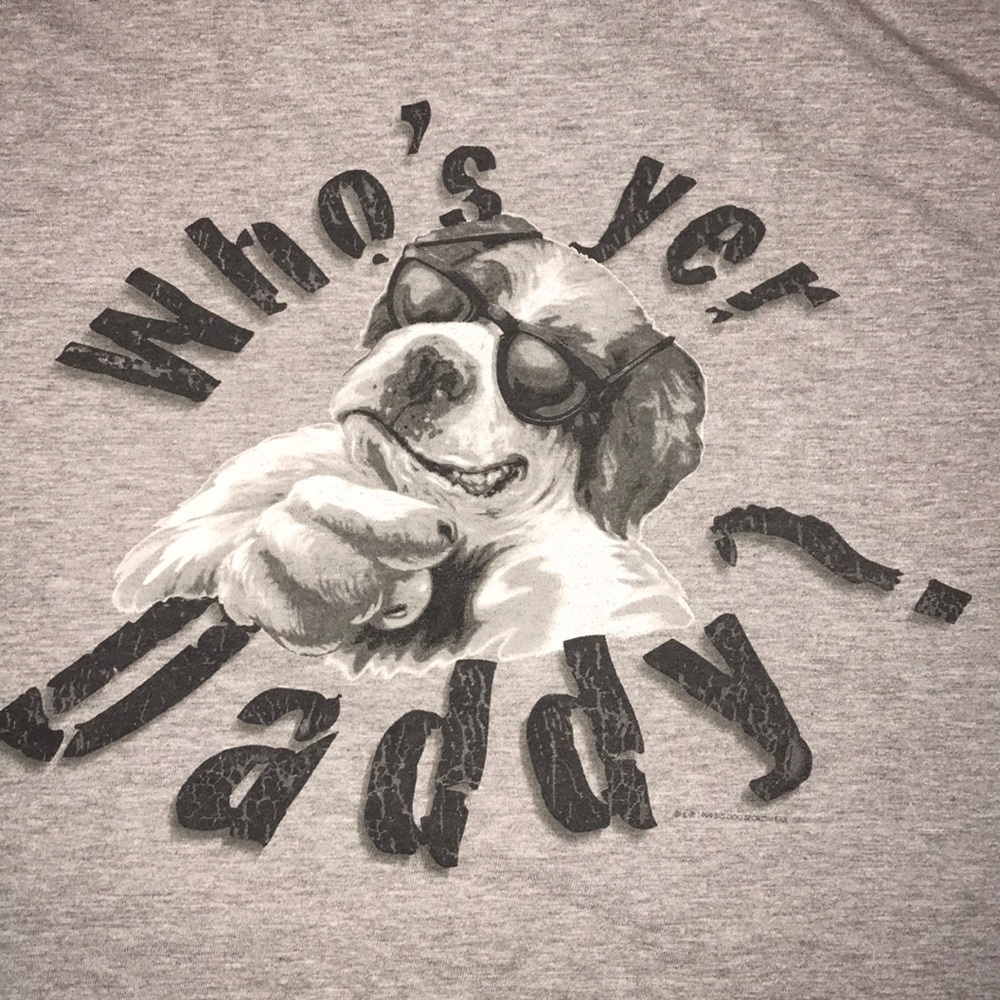 1999 Big Dog Xxl “Who’s Yer Daddy?” Graphic Tee